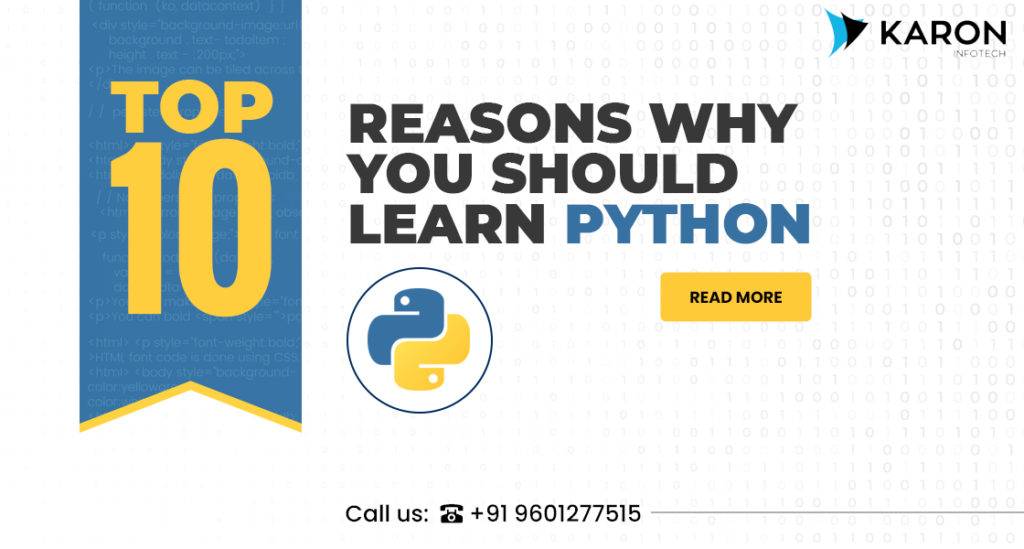 Top 10 Reasons To Learn Python